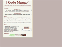 Tablet Screenshot of codemango.verfans.com